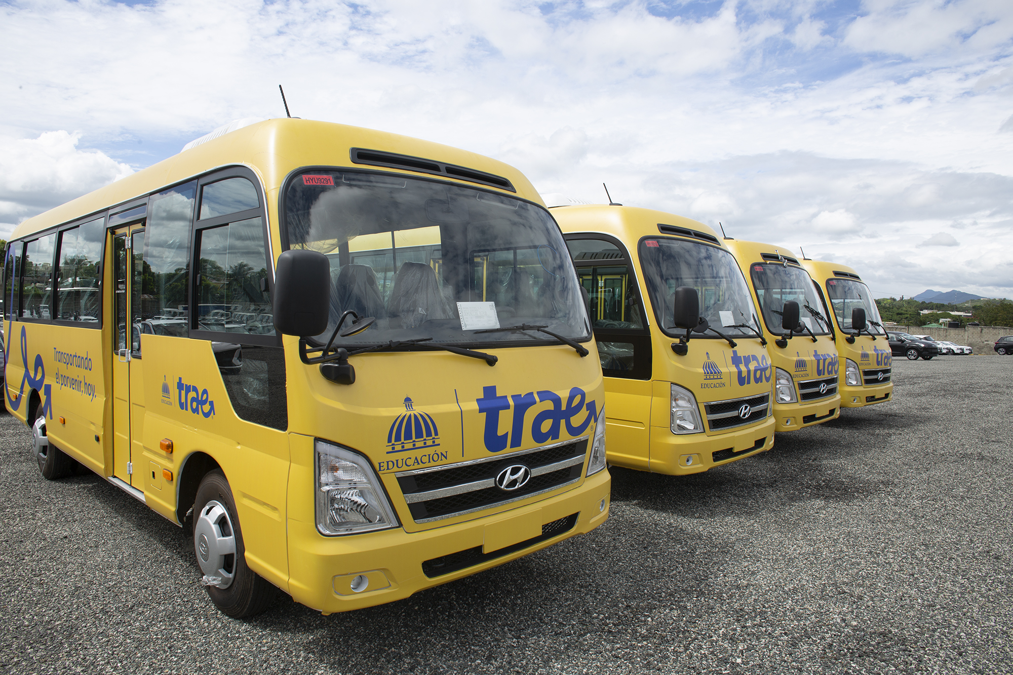 imagen de autobuses de transporte TRAE
