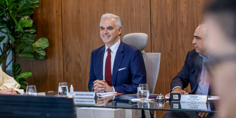  imagen Ministro De Camps, en un encuentro con la directiva del Consejo Nacional de la Empresa Privada (CONEP) 